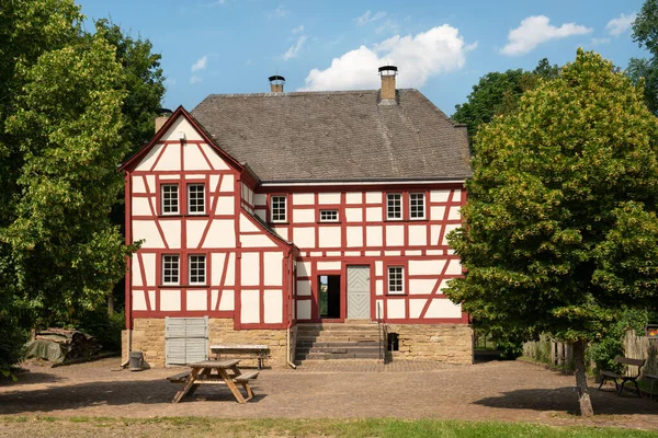 Bad Sobernheim Germany June 2020 Panoramic Image Old Half Timber — Stock Photo, Image