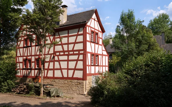 Bad Sobernheim Duitsland Juni 2020 Panoramisch Beeld Van Oude Vakwerkhuizen — Stockfoto