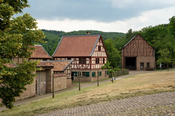 Zły Sobernheim Niemcy Czerwca 2020 Panoramiczny Obraz Starych Domów Muru — Zdjęcie stockowe