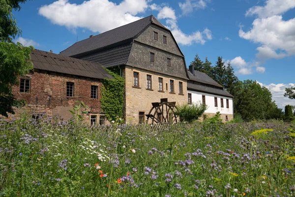 Bad Sobernheim Duitsland Juni 2020 Panoramisch Beeld Van Oude Watermolen — Stockfoto