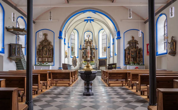 Zeltingen Tyskland Juni 2020 Utsikt Församlingskyrkan Saint Stephanus Den Juni — Stockfoto