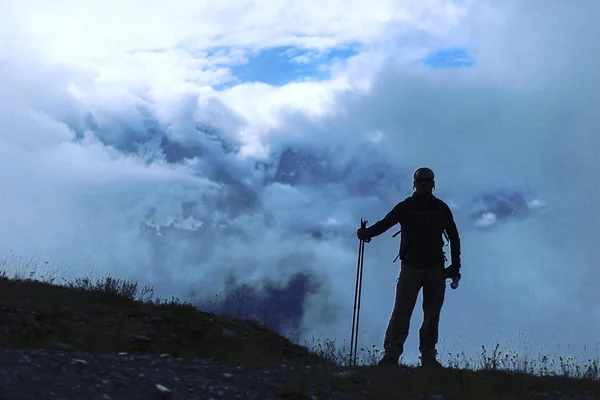 Piesze Wycieczki Okolicy Mont Blanc — Zdjęcie stockowe