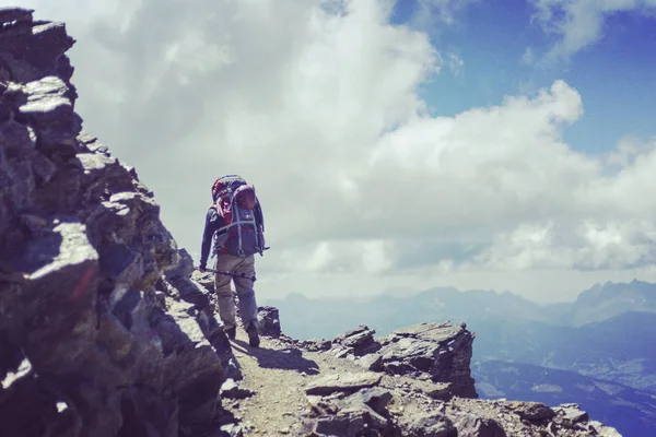 Escursioni Intorno Monte Bianco — Foto Stock