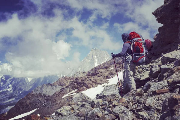 Senderismo Por Mont Blanc — Foto de Stock