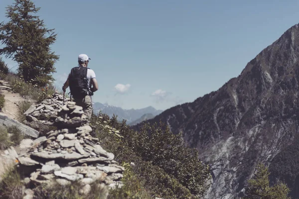 Caminhadas Torno Mont Blanc — Fotografia de Stock