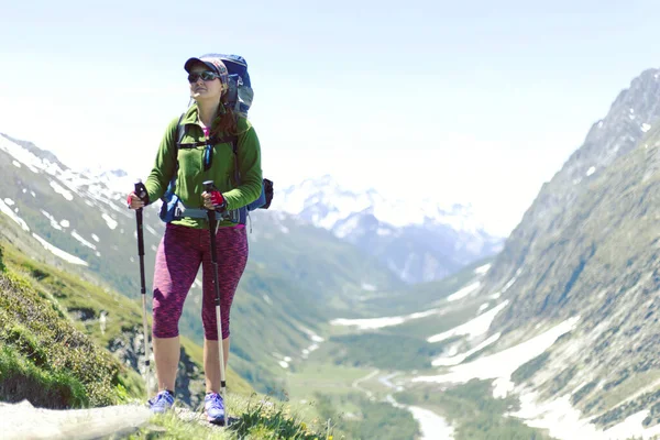Die Tour Mont Blanc Ist Eine Einzigartige Wanderung Von 200 Stockbild