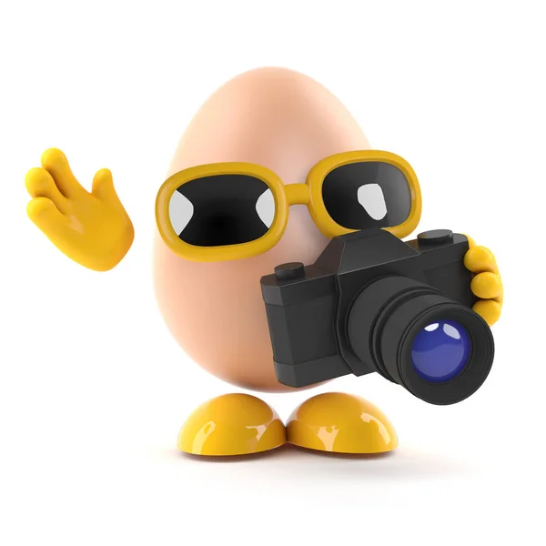 Render Egg Camera — Stock Photo, Image