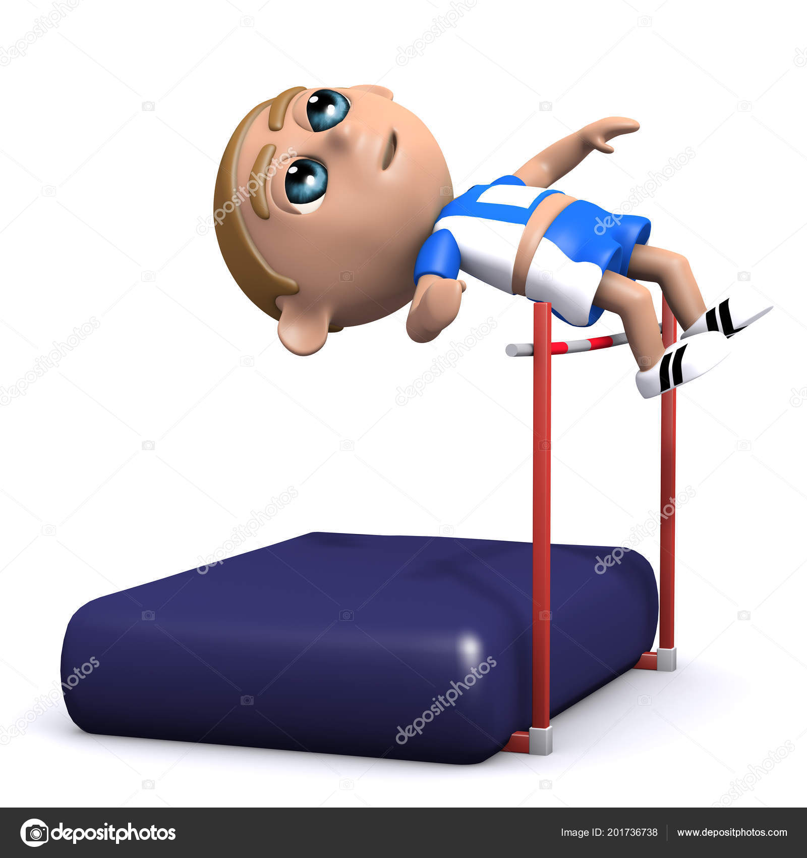 Little Man Throws Himself High Jump Stock Photo by ©3dalia 201736738 Little Man Throws Himself High Jump Stock Photo by ©3dalia 201736738