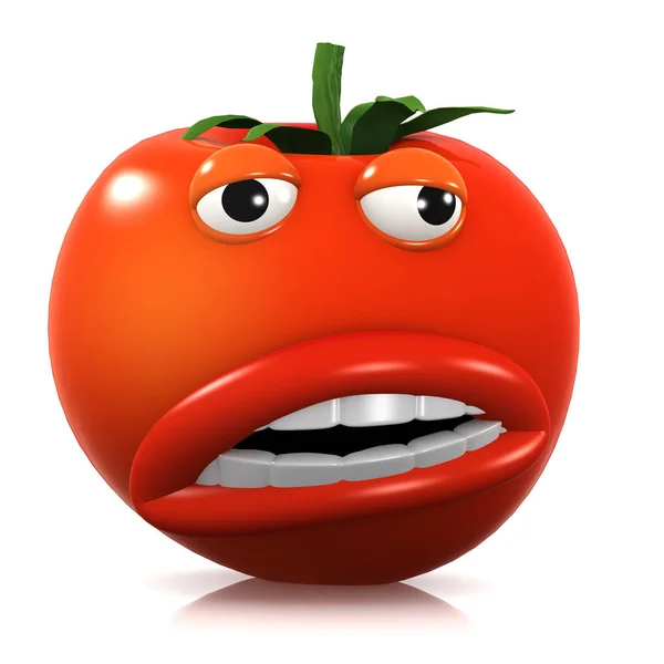 3d Strange tomato — Stock Photo, Image