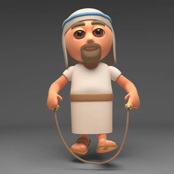 Ebullient Jesucristo está omitiendo hoy, ilustración 3d — Foto de Stock