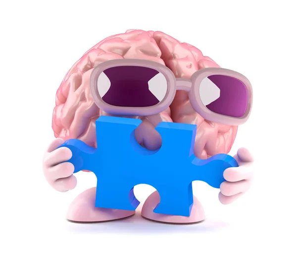 3D-hersen puzzels — Stockfoto