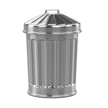 3D kapat çöp kutusu