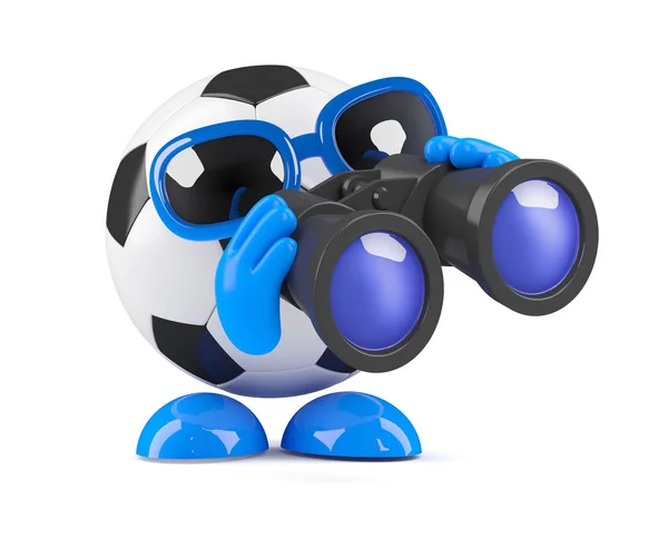 3D espion de football — Photo