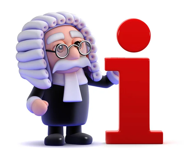 3d Judge information — Stock Photo, Image