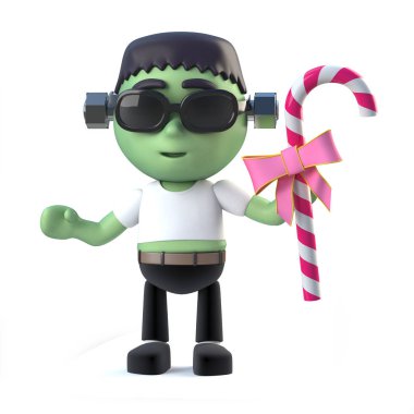 3D çocuk Frankenstein canavar hüner veya şeker tedavi var