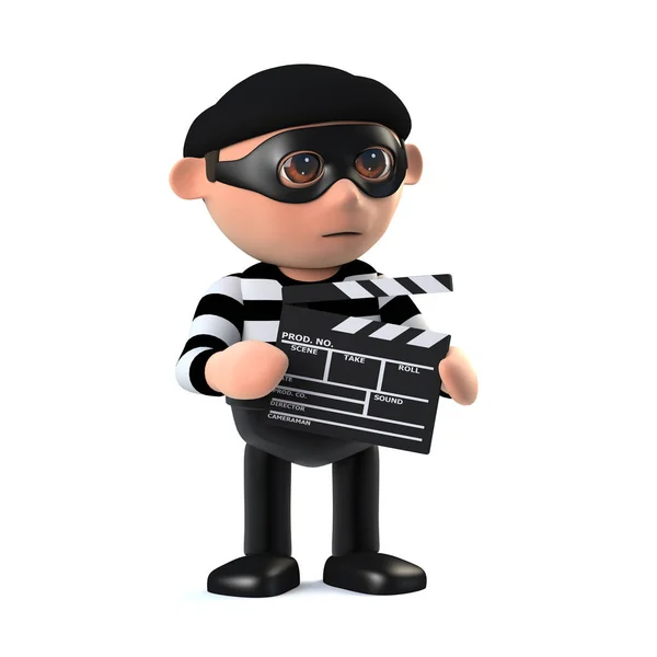 3d Burglar films the event