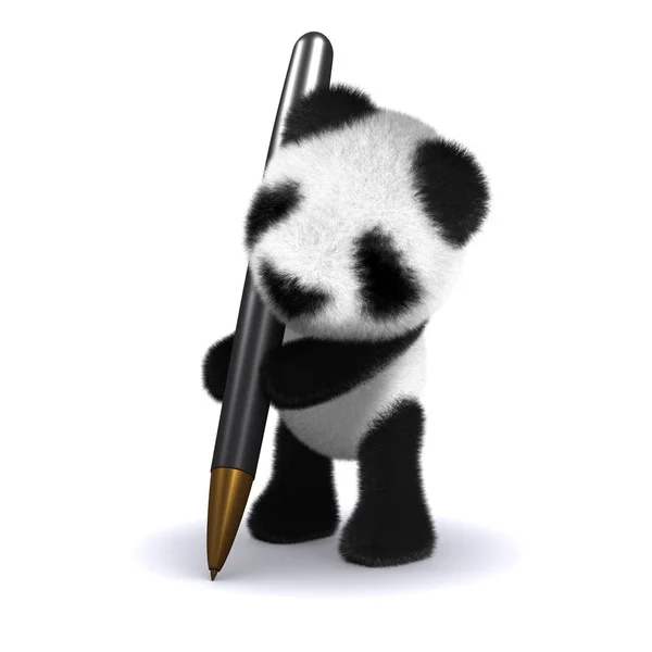 3D Panda Bear skriver — Stockfoto