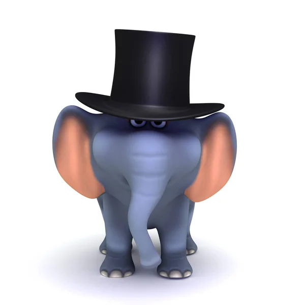3D Herre elefant — Stockfoto