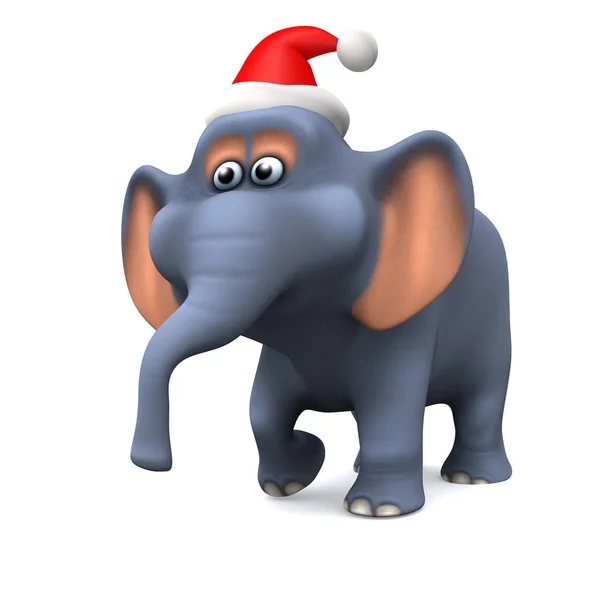 3d Santa éléphant — Photo