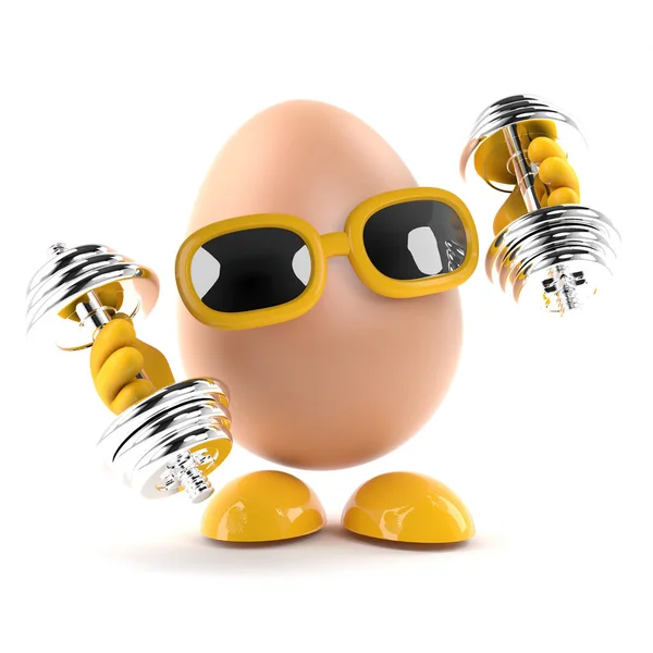3D-s tojás dolgozzanak ki — Stock Fotó