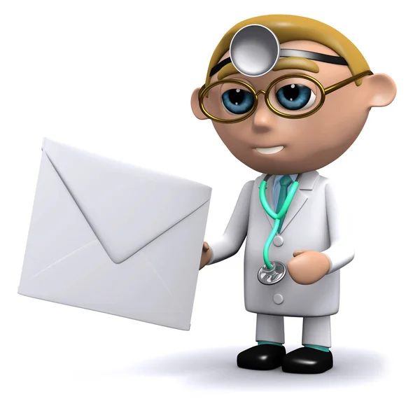 3D-Doctor mail — Stock Fotó