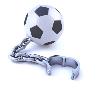 3d Zincirli futbol topu