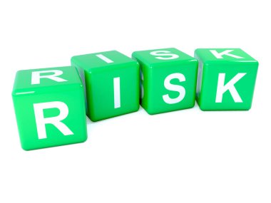 3d Yeşil Risk zar