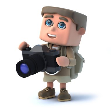 3d Hiker fotoğrafçı