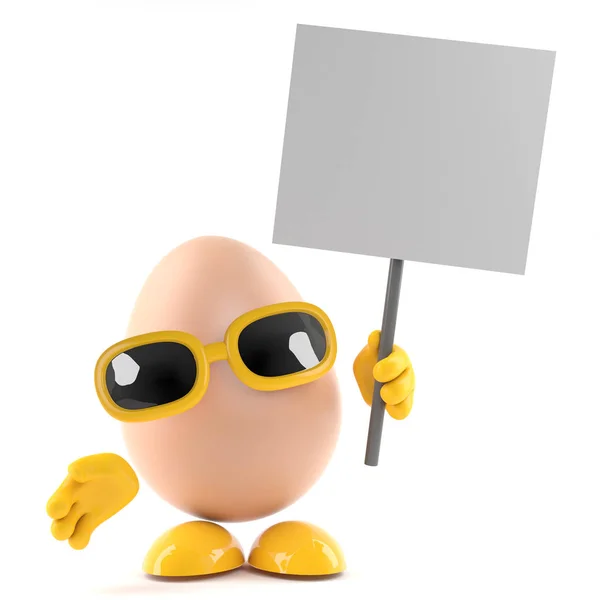 Protestní vejce — Stock fotografie
