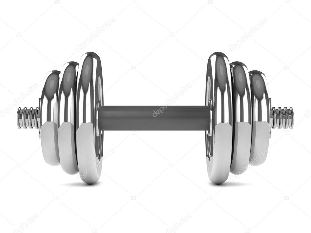 3d Chrome weights front