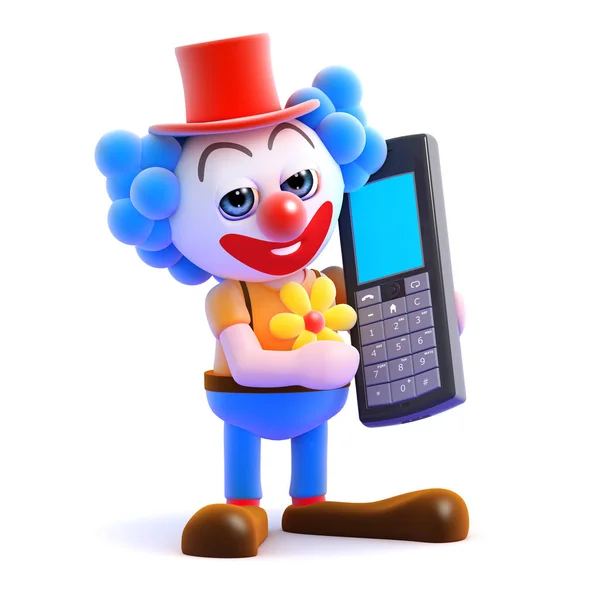 3d Clown mobile — Image vectorielle