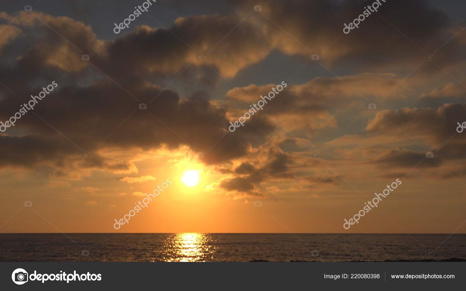 Sunset Beach Lever Soleil Bord Mer Océan Coucher Soleil été