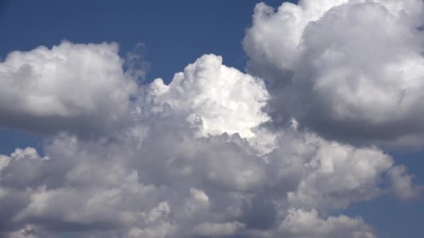 Timelapse Dramáticas Nubes Tormentosas Cielo Nublado Rainy View Time Lapse — Vídeos de Stock