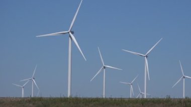 Yel değirmenleri, Rüzgar türbinleri, tarım buğday alan jeneratör güç, elektrik