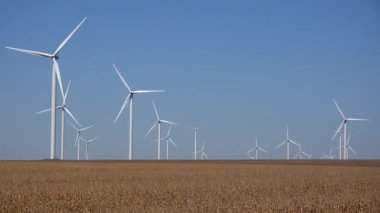 Yel değirmenleri, Rüzgar türbinleri, tarım buğday alan jeneratör güç, elektrik