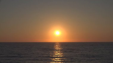 Sunset Beach, sahil, okyanus Sundown yaz, Twilight deniz manzarası, Sunrise