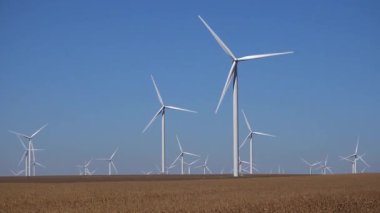 Yel değirmenleri, Rüzgar türbinleri, tarım buğday alan jeneratör güç, elektrik