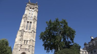 Paris Saint-Jacques Kilisesi Kulesi, Fransa 'daki Dini Anıt, Fransa' daki Hac Turu Saint Jacques, Avrupa 'daki Ünlü Fransız Tarihi Tarihi Yer