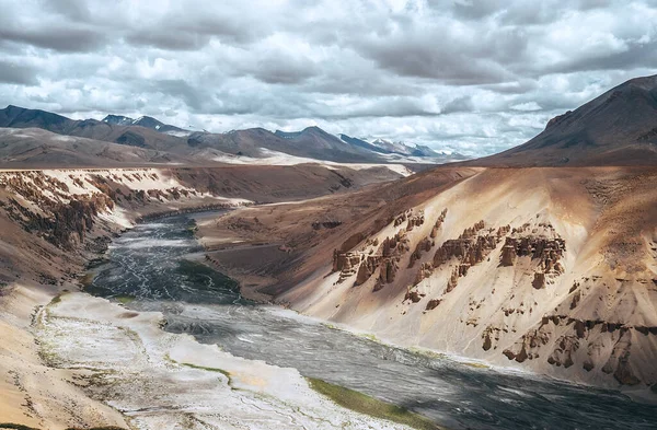 Río Montaña Cañón Himalaya Indio —  Fotos de Stock