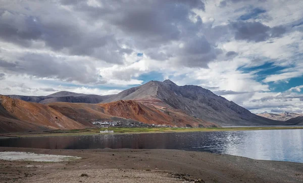 Korzok Settelment Himalaia Indiano Lago Tso Moriri — Fotografia de Stock