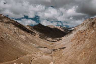 Ladakh 'taki dağ tepeleri