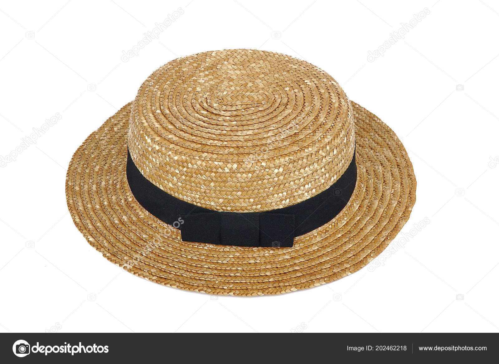 rattan hat