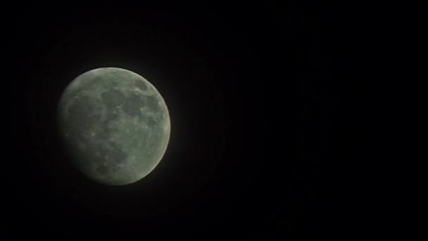 Sequenza Una Luna Piena — Video Stock