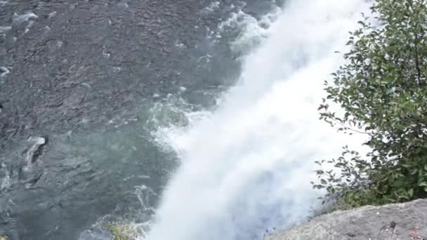 Mesa Falls Superior Paisaje — Vídeo de stock