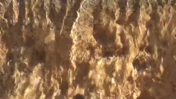 Βίντεο Του Καταρράκτη Βράχους Κοντά — Αρχείο Βίντεο