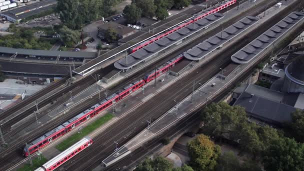 Video Della Stazione Ferroviaria Areal — Video Stock