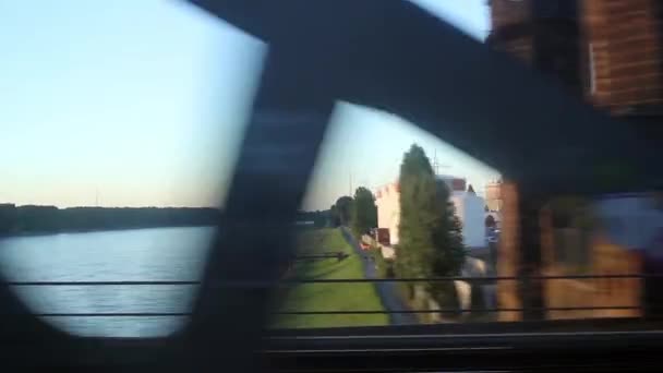 列車からの眺め — ストック動画