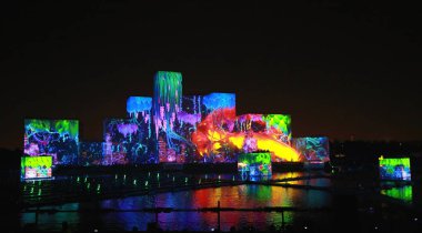 Karnaval ışık ve selam