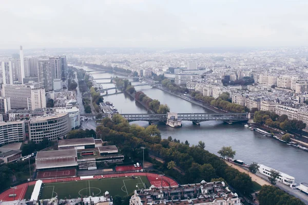 Uma Vista Torre Eiffel — Fotografia de Stock