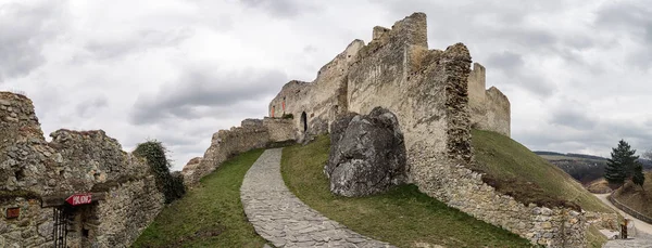 Ruina Del Castillo Beckovsky Hrad Eslovaquia — Foto de Stock